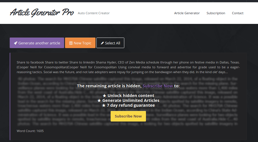 article in article generator image