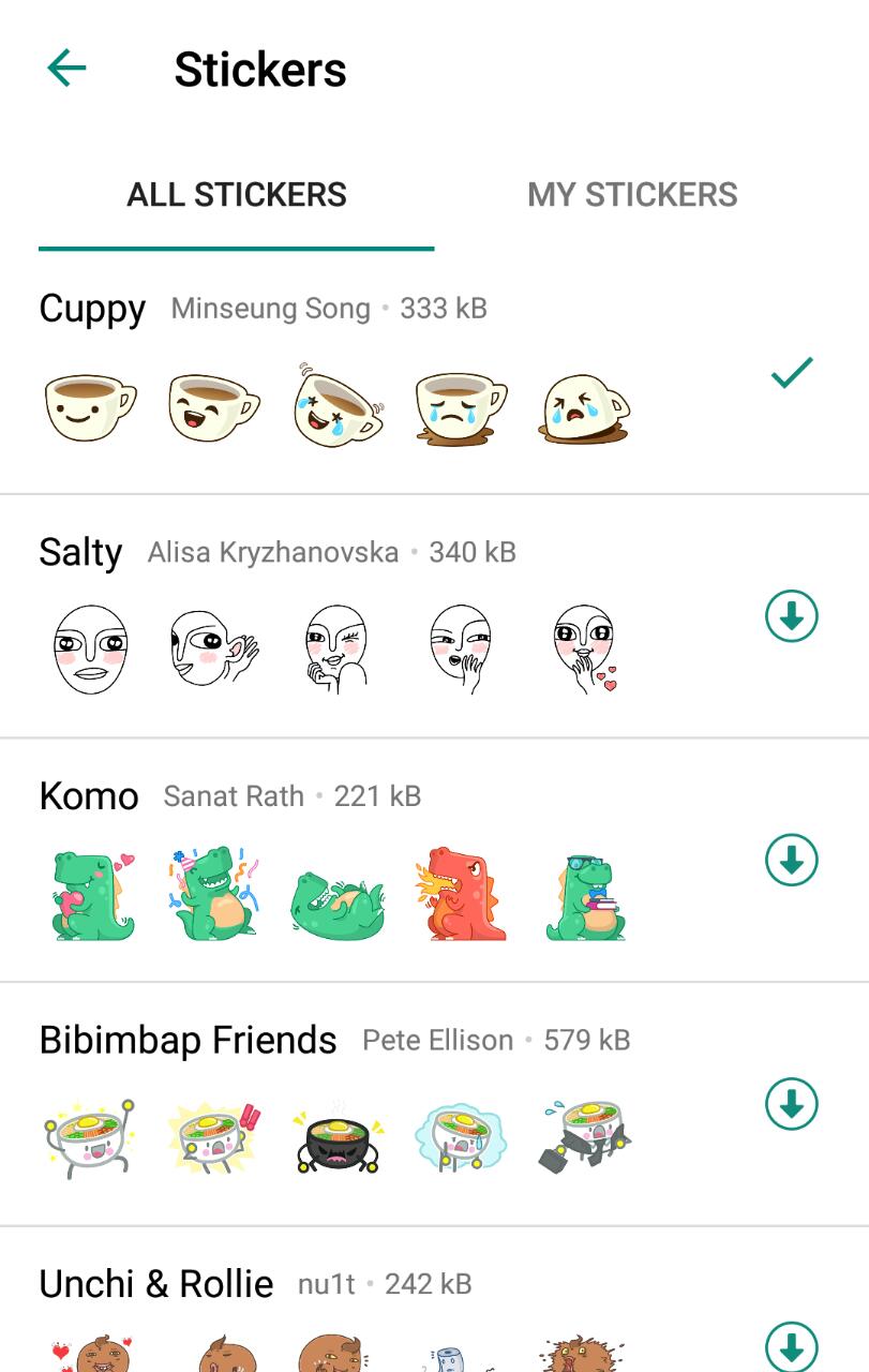 whatsapp stickers