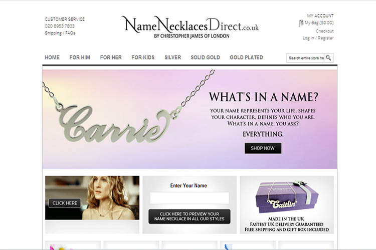Name necklaces
